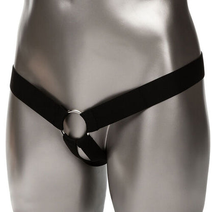 CalExotics – Performance Maxx: Extensão com Arnês, Silicone Líquido e Ajuste Seguro em Tom Pele Marrom - VIBRA24 SEXSHOP