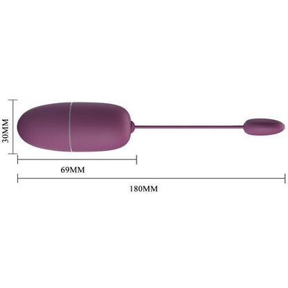 PRETTY LOVE - NYMPH VIBRADOR OVO COM CONTROLE APP LILA - Intensifique Seu Prazer com o Vibrador Ovo Controle App - VIBRA24 SEXSHOP