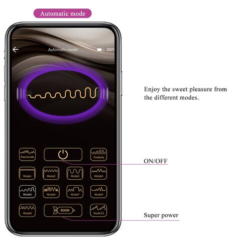 PRETTY LOVE - NYMPH VIBRADOR OVO COM CONTROLE APP LILA - Intensifique Seu Prazer com o Vibrador Ovo Controle App - VIBRA24 SEXSHOP