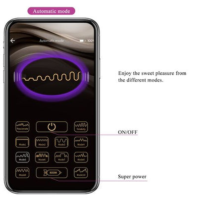 PRETTY LOVE - NYMPH VIBRADOR OVO COM CONTROLE APP LILA - Intensifique Seu Prazer com o Vibrador Ovo Controle App - VIBRA24 SEXSHOP