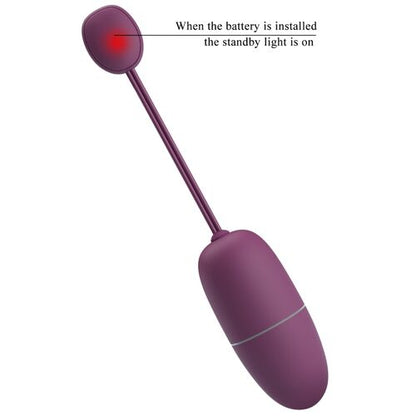 PRETTY LOVE - NYMPH VIBRADOR OVO COM CONTROLE APP LILA - Intensifique Seu Prazer com o Vibrador Ovo Controle App - VIBRA24 SEXSHOP