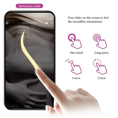 PRETTY LOVE - NYMPH VIBRADOR OVO COM CONTROLE APP LILA - Intensifique Seu Prazer com o Vibrador Ovo Controle App - VIBRA24 SEXSHOP