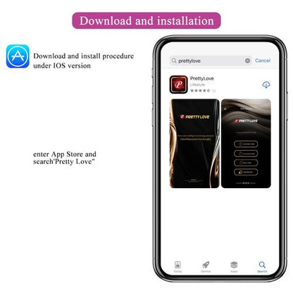 PRETTY LOVE - NYMPH VIBRADOR OVO COM CONTROLE APP LILA - Intensifique Seu Prazer com o Vibrador Ovo Controle App - VIBRA24 SEXSHOP