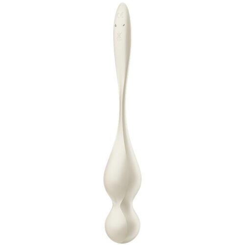 SATISFYER - Bolas Vibratórias de Kegel Satisfyer Love Birds Branco - VIBRA24 SEXSHOP