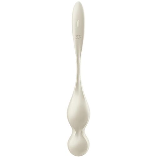 SATISFYER - Bolas Vibratórias de Kegel Satisfyer Love Birds Branco - VIBRA24 SEXSHOP