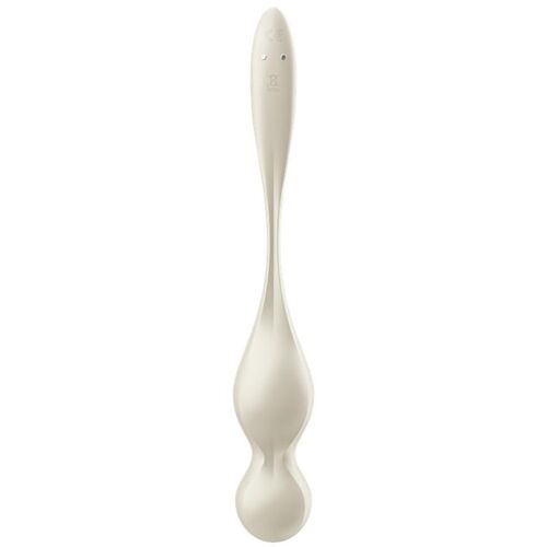SATISFYER - Bolas Vibratórias de Kegel Satisfyer Love Birds Branco - VIBRA24 SEXSHOP