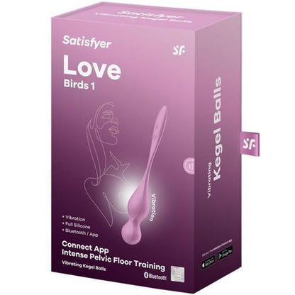 Satisfyer Bolas de Kegel Vibratórias Love Birds Rosa para Fortalecer e Prazer - VIBRA24 SEXSHOP