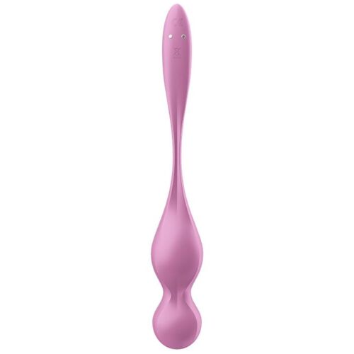 Satisfyer Bolas de Kegel Vibratórias Love Birds Rosa para Fortalecer e Prazer - VIBRA24 SEXSHOP