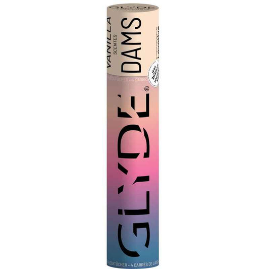 SHEER GLYDE - DAMS LAMINAS LÁTEX SEXO ORAL BAUNILHA