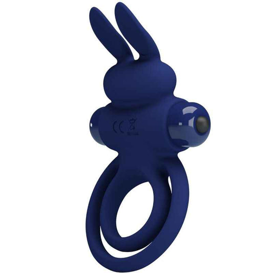 PRETTY LOVE - DAREY ANEL VIBRANTE DUPLO COELHO AZUL - VIBRA24 SEXSHOP