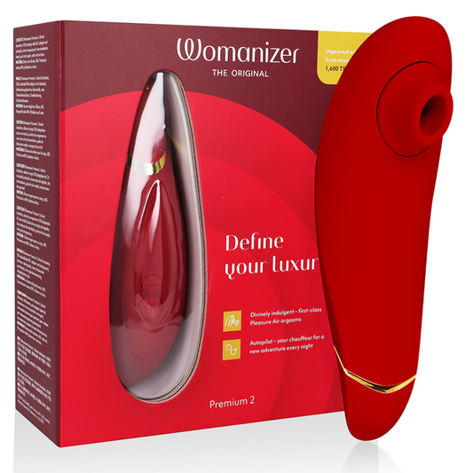 Estimulador Clitorial Womanizer - Premium 2 Bordeaux para Prazer Incomparável - VIBRA24 SEXSHOP