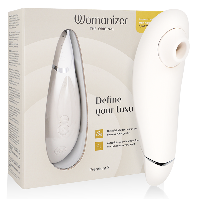 WOMANIZER PREMIUM 2 - Estimulador Clitorial Premium Warm Grey - VIBRA24 SEXSHOP