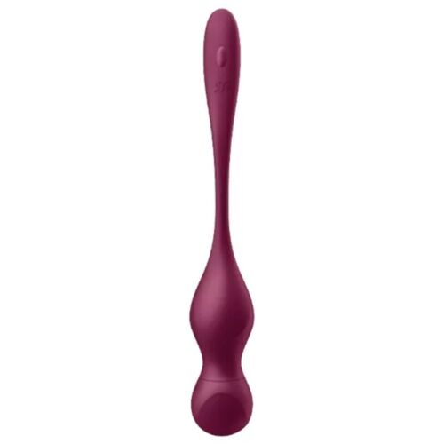 Satisfyer Love Birds: Bolas Vibratórias Satisfyer com Aplicativo Gratuito - Vinho Tinto