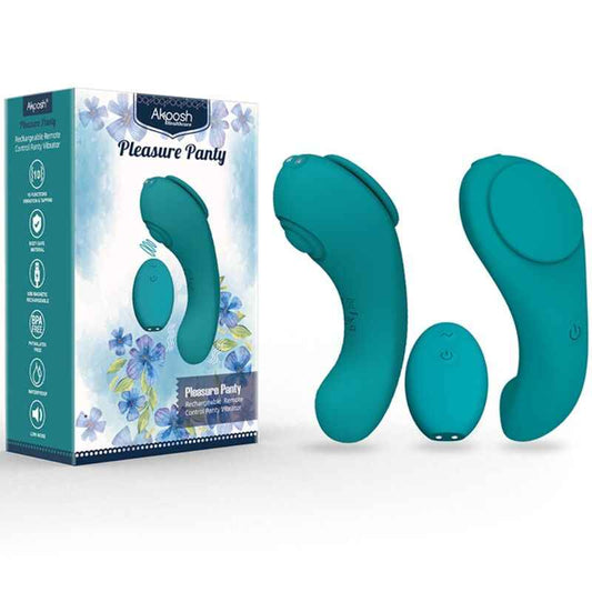 ARMONY - PLEASURE PANTY VIBRADOR CONTROLE REMOTO 3 VELOCIDADES VERDE - VIBRA24 SEXSHOP