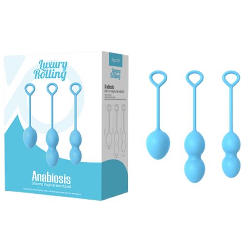 ARMONY - Halter de Anabiose Vaginal com 3 Níveis Azul