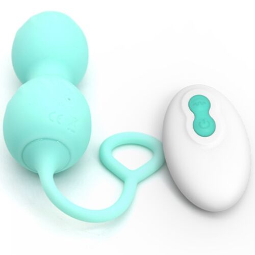 Armony - Dumbbell Vaginal com Controle Remoto, 10 Níveis de Intensidade, Verde
