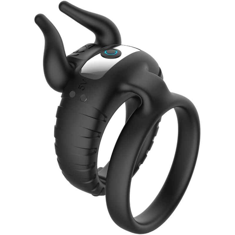 ARMONY - BULLS PASION VIBRADOR DE ANEL 10 VELOCIDADES PRETO - VIBRA24 SEXSHOP