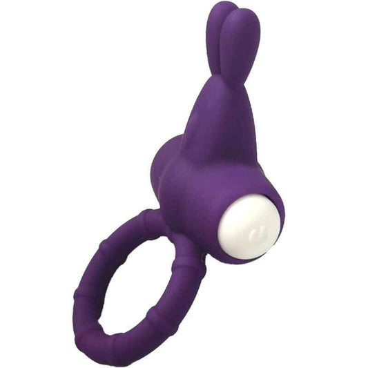 ARMONY - MS BUNNY ANEL VIBRADOR SILICONE ROXO - VIBRA24 SEXSHOP