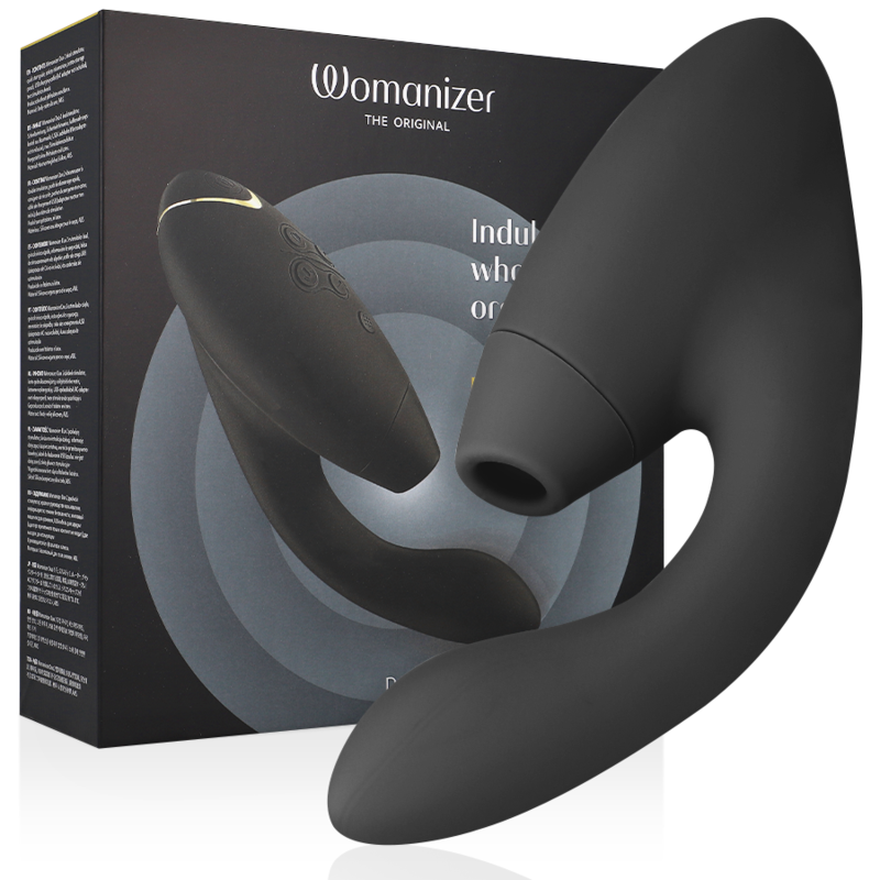 Estimulador Womanizer Duo 2 Preto - Prazer Inigualável para Mulheres - VIBRA24 SEXSHOP