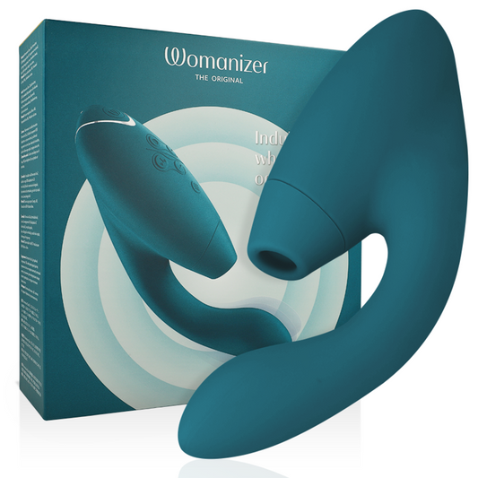 WOMANIZER - DUO 2 ESTIMULADOR BLUE PETROL - VIBRA24 SEXSHOP