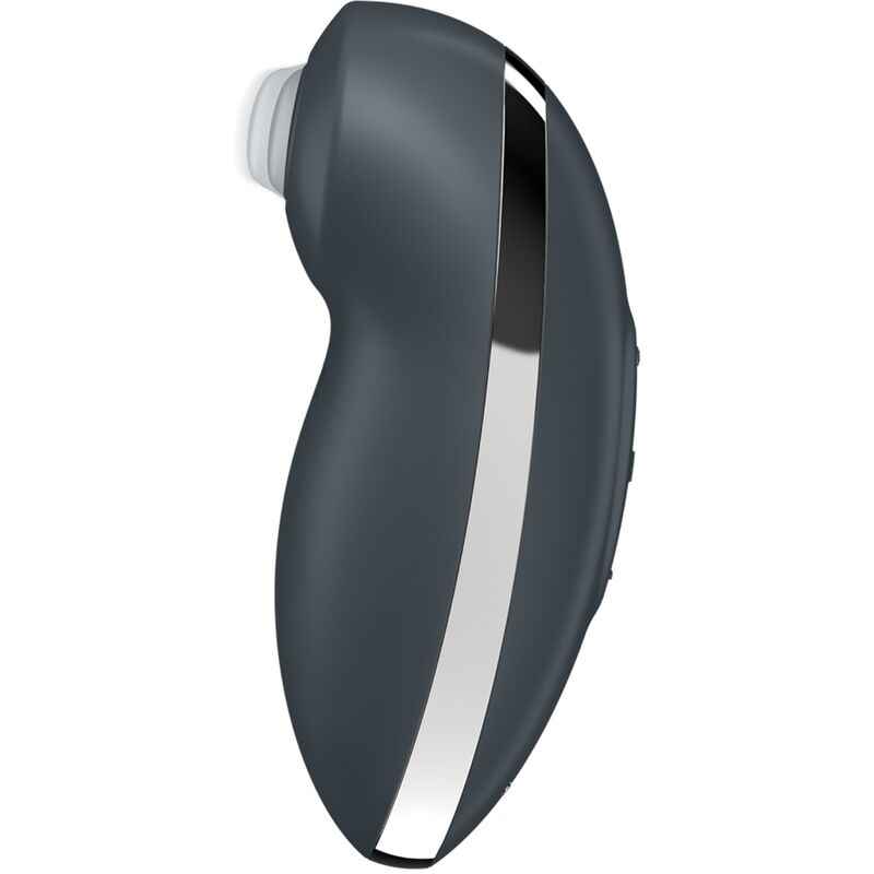 SATISFYER - TAP & CLIMAX 2 VIBRADOR E ESTIMULADOR CINZA - VIBRA24 SEXSHOP