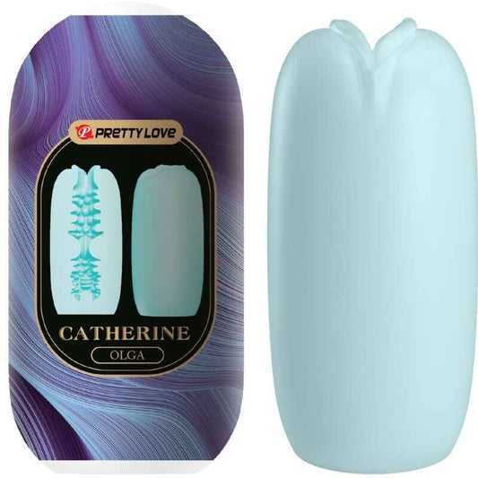PRETTY LOVE - OLGA MASTURBADOR MASCULINO AZUL - VIBRA24 SEXSHOP