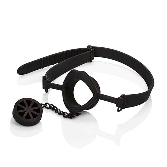 CALEXOTICS - SCANDAL MORDAÇA COM PLUG DE SILICONE PRETO