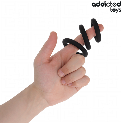 ADDICTED TOYS - Anéis de Silicone Modelo 1 para Brinquedos: Conforto e Diversão com Anel de Silicone - VIBRA24 SEXSHOP