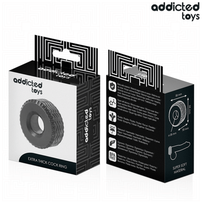 ANEL DE PÉ EXTRA GROSSO - ADDICTED TOYS ANEL PENIANO EXTRA GROSSO - VIBRA24 SEXSHOP
