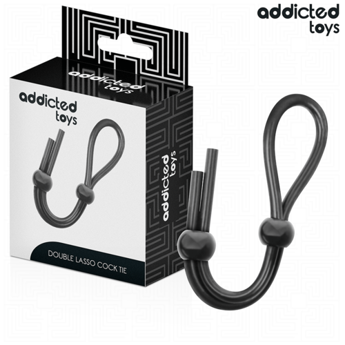 ADDICTED TOYS - Corda de Silicone para Pénis de Alça Dupla - VIBRA24 SEXSHOP