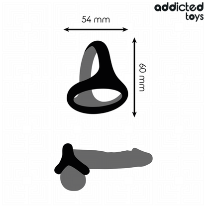 ANEL TRIPLO PARA O PÉNIS - ADDICTED TOYS - VIBRA24 SEXSHOP