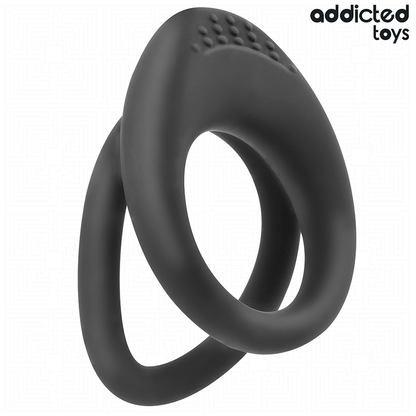 ANEL DE PÉNIS TEXTURIZADO - ADDICTED TOYS COM DUPLA TEXTURA - VIBRA24 SEXSHOP