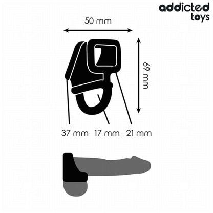 ADDICTED TOYS - Anel para Pénis Gaiola para Estímulo Masculino - VIBRA24 SEXSHOP