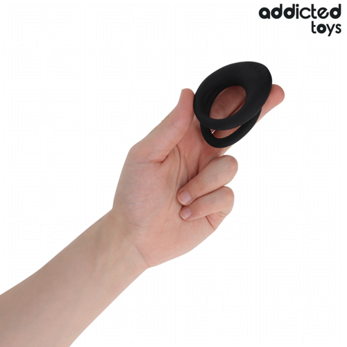 ANEL DE PÉNIS TEXTURIZADO - ADDICTED TOYS COM DUPLA TEXTURA - VIBRA24 SEXSHOP