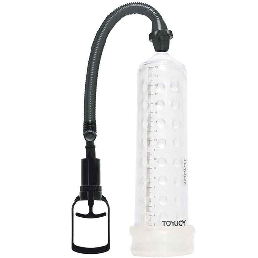 TOYJOY - BOMBA DE MASSAGEM PODEROSA COM MANGA TRANSPARENTE - VIBRA24 SEXSHOP