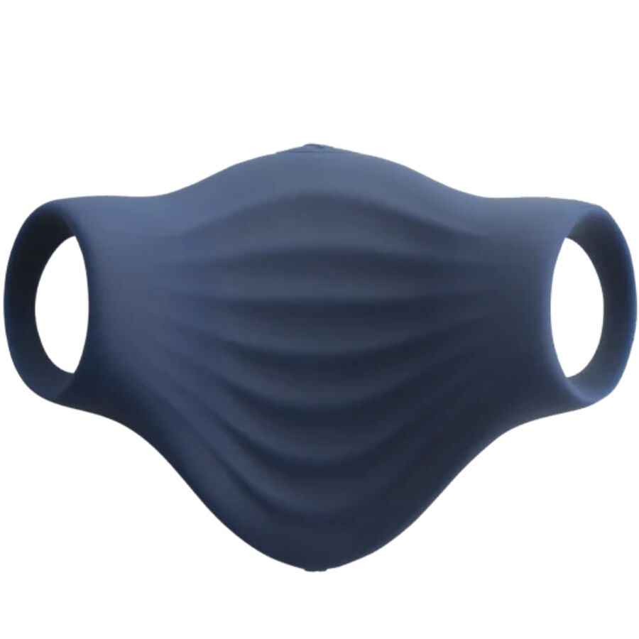 ROCKS-OFF - MASTURBADOR VIBRADOR FLEXÍVEL PALM BLUE - VIBRA24 SEXSHOP