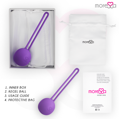 MORRESA - Bolas Chinesas Moressa Osian One Premium Silicone Lilás