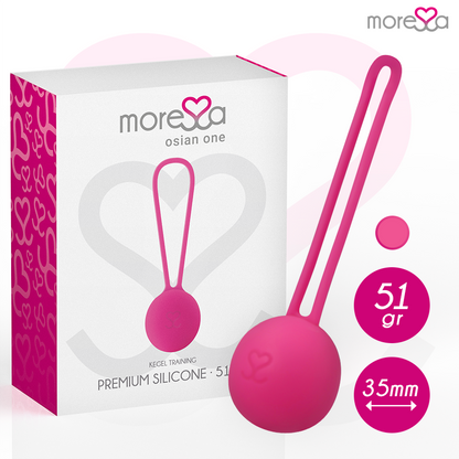MORESSA - OSIAN ONE PREMIUM SILICONE ROSA - VIBRA24 SEXSHOP