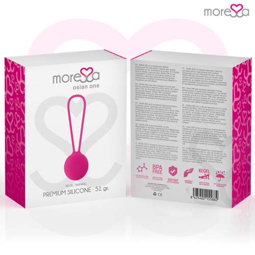 Bolas Chinesas Moressa OSIAN ONE Premium Silicone Rosa