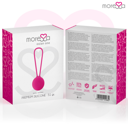 Bolas Chinesas Moressa OSIAN ONE Premium Silicone Rosa