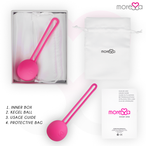 Bolas Chinesas Moressa OSIAN ONE Premium Silicone Rosa