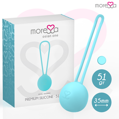 MORESSA - OSIAN ONE PREMIUM SILICONE TURQUESA - VIBRA24 SEXSHOP