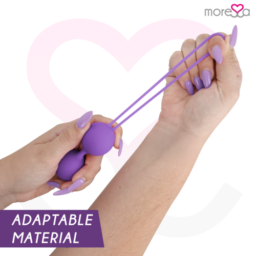 MORESSA - OSIAN TRÊS SILICONE PREMIUM LILS: Bolas Chinesas Moressa para Bem-Estar e Prazer
