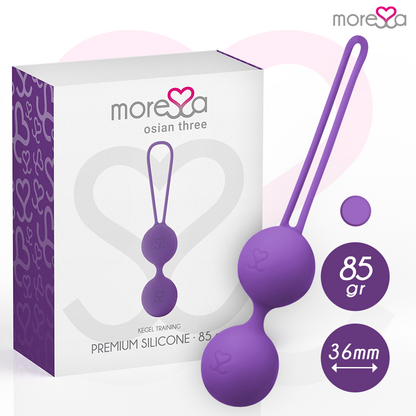 MORESSA - OSIAN TRÊS SILICONE PREMIUM LILS - VIBRA24 SEXSHOP