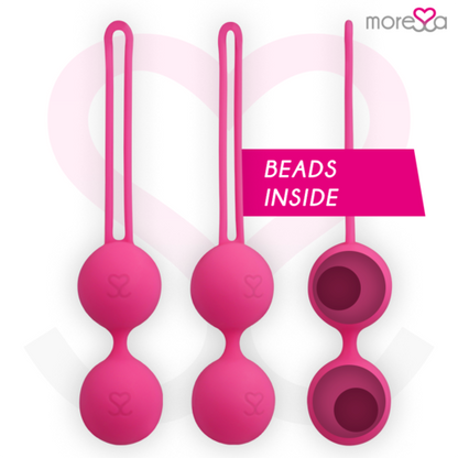 MORRESA - OSIAN TRÊS SILICONE PREMIUM ROSA | Bolas Chinesas Moressa