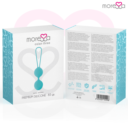 MORESSA - OSIAN TRÊS SILICONE TURQUESA PREMIUM para Bolas Chinesas