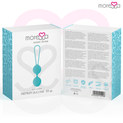 MORESSA - OSIAN TRÊS SILICONE TURQUESA PREMIUM para Bolas Chinesas