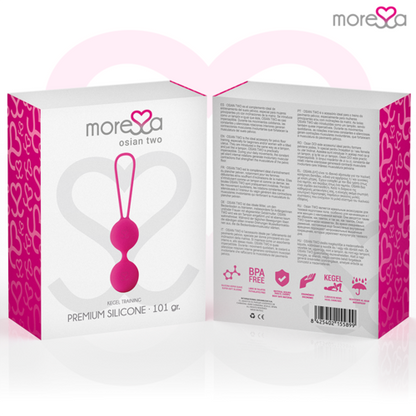 MORISSA - OSIAN DOIS SILICONE PREMIUM ROSA | Bolas Chinesas de Silicone MORESSA