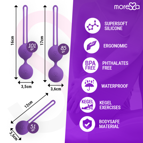 Moresa - Conjunto de Bolas Chinesas Silicone Premium Osian Lils
