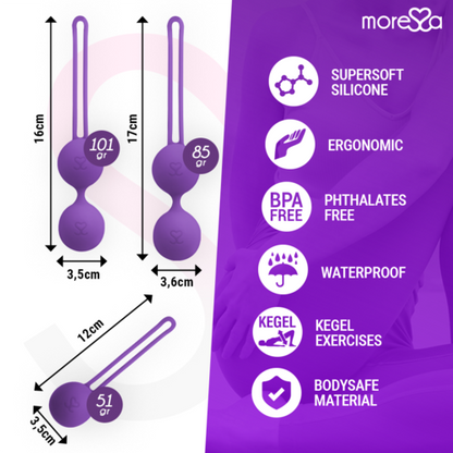 Moresa - Conjunto de Bolas Chinesas Silicone Premium Osian Lils